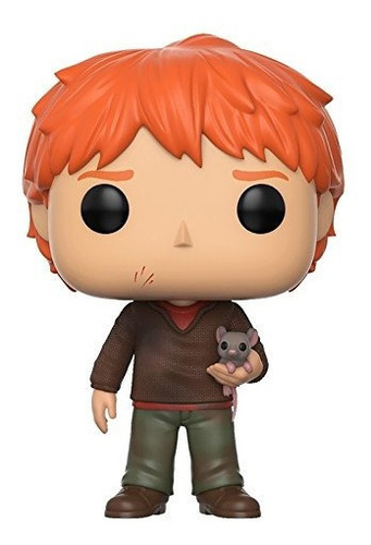 Funko Pop De Harry Potter: Hp Ron Weasley Con Scabbers