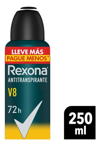 Rexona Antitranspirante V8 Men X 250ml