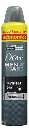 Antitranspirante em aerossol Dove Invisible Dry Men+Care 118 g