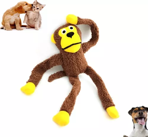 Brinquedo Macaco Marrom Chalesco para Cães