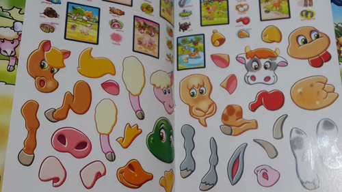 Imagen 3 de 7 de Souvenirs Cumpleaños Sorpresitas Libro De Cuento Y Pegotines