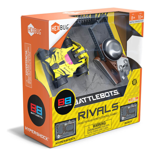 Hexbug De Battlebots Compite Con Rusty E Hypershock Con Cont
