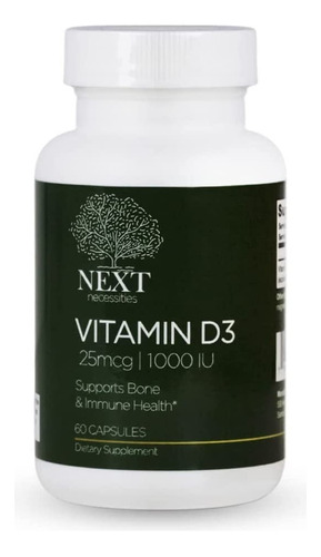 Vitamina D3 5000iu Next Necessi - - Unidad a $1678