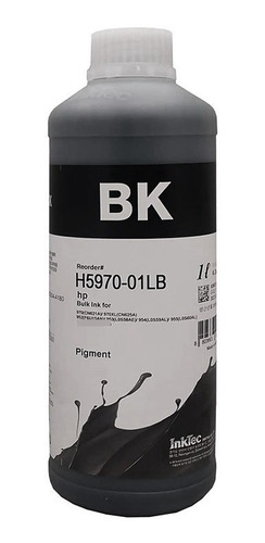 Litro Tinta Inktec Pigmentada Hp Compatible