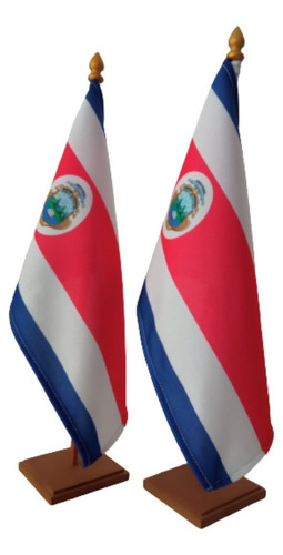 Bandera Costa Rica Mastil Escritorio Despachos Oficinas