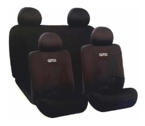 Cubre Asiento En Tela Universles Auto O Camioneta Negro!