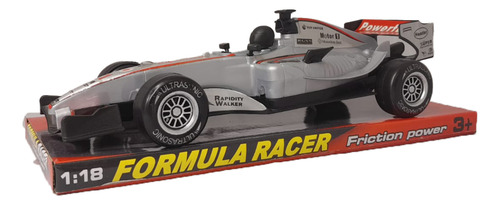 Auto Formula Uno Con Luz Y Sonido Gris