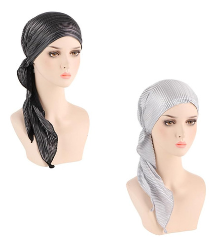 Bufandas Preatadas Para Quimioterapia - Gorros Y Turbanas
