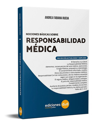 Nociones Básicas Sobre Responsabilidad Médica 3er Edición Ac