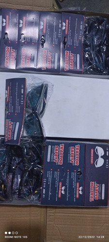 Lentes De Seguridad Tractor Safety Tipo Avispa Anti-niebla.