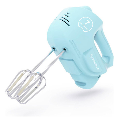 Batidora De Mano Bosstech M1 200 Watts 7 V Color Azul Claro