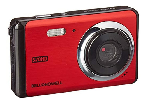 Camara Digital Bellhowell De 20 Megapixeles Con 1080p De V Color Red