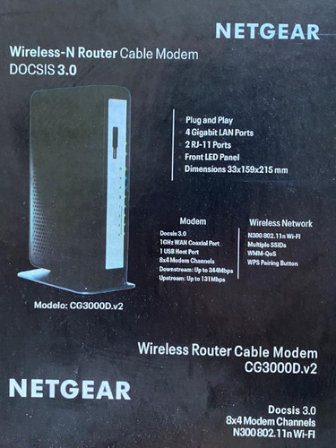 Moden Router Netgear Para Inter Casi Nuevo