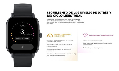 Imagen 7 de 9 de Smartwatch Amazfit Gts 3 Gps Natacion Oximetro Alexa