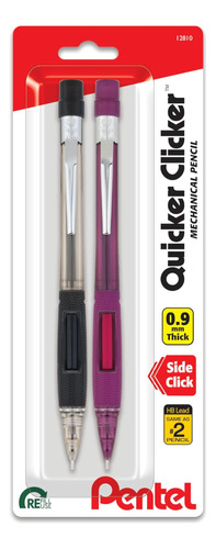 Lápiz Automático Pentel Quicker Clicker, 0,9 Mm, Colores De 