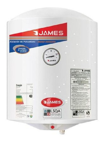 Calefon James 40 Litros Acero Esmaltado - Eficiencia A