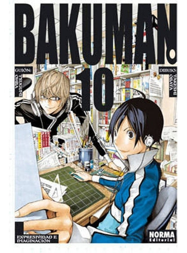 Bakuman No. 10, De Tsugumi Ohba. Serie Bakuman, Vol. 10. Editorial Norma Comics, Tapa Blanda En Español