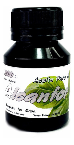 Aceite De Alcanfor  Herba 50 Cc Puro Con Gotero