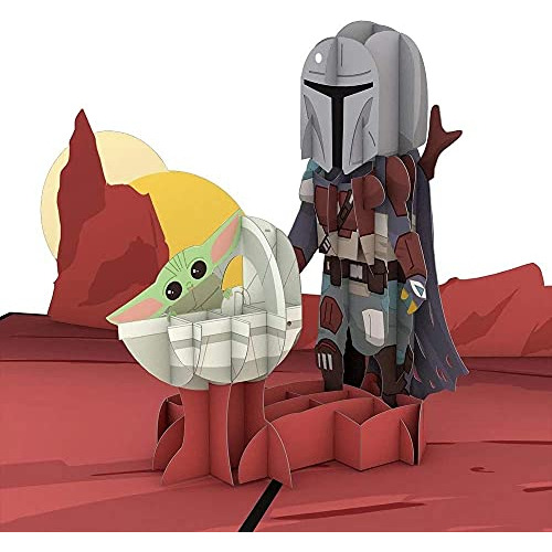 Star Wars The Mandalorian Father's Day 3d Pop Up ...
