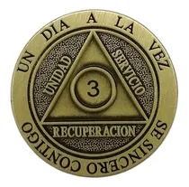 Comprar Moneda 3 Años Alcohólicos Anónimos Conmemorativa  A A