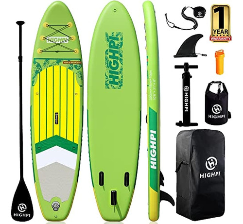 Highpi Tablas Hinchables De Stand Up Paddle, 10'6''x31''x6''