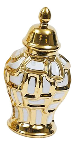 Estilo Retro Porcelana Ginger Jar Centro De Mesa Tapa