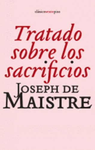 Libro Tratado Sobre Los Sacrificios