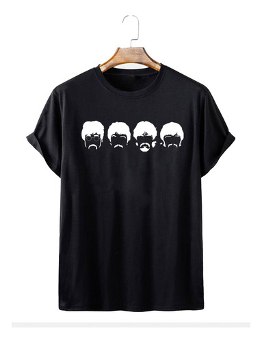 Remera  The Beatles Rock Algodón Premium Unisex Y Niños