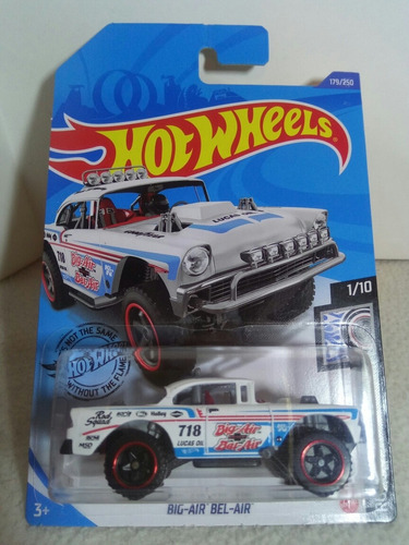 Hot Wheels Big-air Bel-air Rod Squad 2018 Blanco