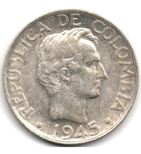 20 Centavos 1945 Bogotá Plata