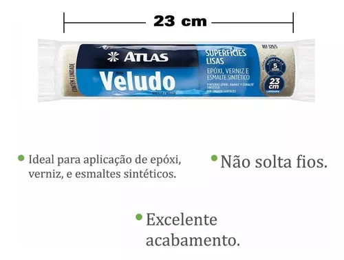 Terceira imagem para pesquisa de rolo veludo atlas