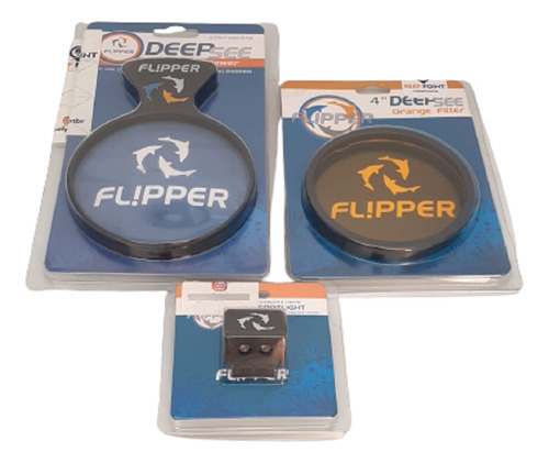 Kit Flipper Lupa Magnética Standard+filtro Laranja+lanterna