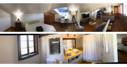 Depto. En Casona Restaurada Pasaje Fischer, Cerro Concepción