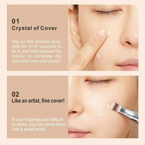 Corrector Facial Alta Cobertura Lookave Anti Imperfecciones