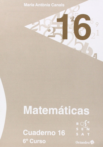 Libro - Matemçticas. Cuaderno 16 (6¼ Primaria) 