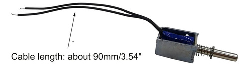 2 Electroimanes De Solenoide Lineal De Empuje De 5 Mm D...