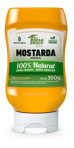 Mostaza Mrs. Taste Zero Calorías Sin Tacc En Frasco 350 g