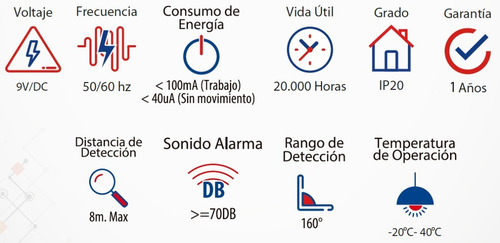 Sensor De Movimiento Con Alarma Chismoso Original