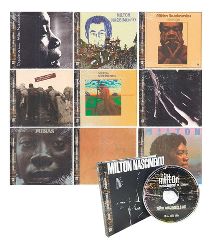 Coleção Abril Livro Com Cd Milton Nascimento Incompleta