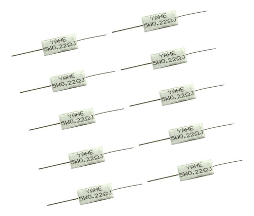 4 X 10pcs Resistencia De Cemento Wirewound Cemento Resistor
