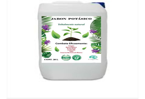 Jabon Potasico Liquido 20 Litros  Natural Biodegradable