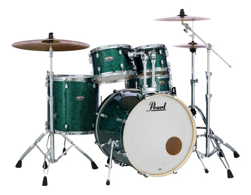 Batería Pearl Decade Maple Dmpr925s De 5 Cuerpos Bombo 22'' Color Ocean Galaxy Flake