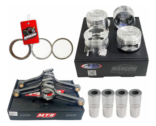 Kit Pistão Afp C/ Biela Mtr Audi A3/vw Ap 20v + Pino + Anel