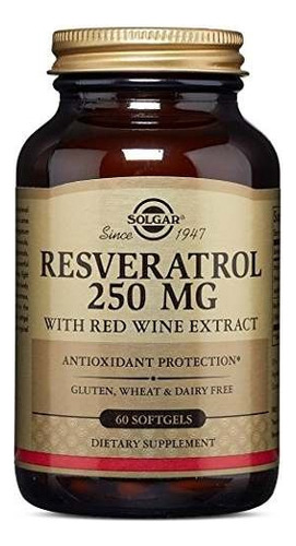 Solgar Resveratrol - Unidad A $614 - Unidad a $6148