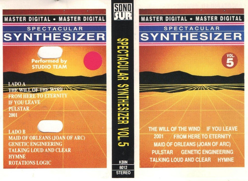 Cassette Spectacular Synthesizer Vol. 5 Perform. Studio Team