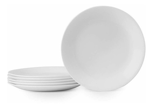 Set De 6 Platos Rojos Rubí Para Cena Corelle Livingware. 