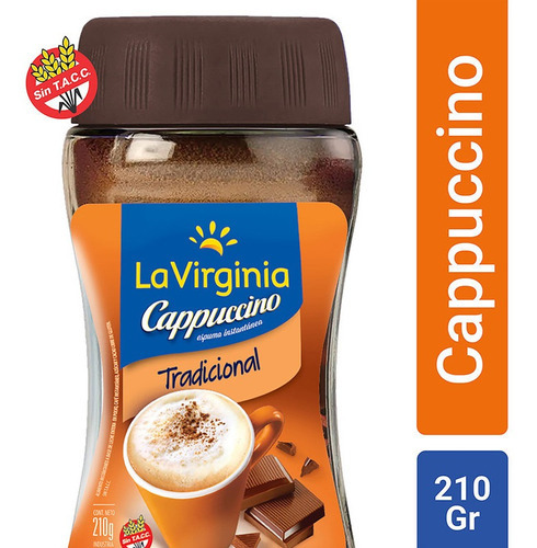 La Virginia Cappuccino Espuma Instantanea Tradicional 210 Gr