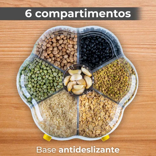 Dispensador De Alimentos Giratorio Para Granos Y Cereales