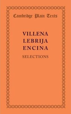 Libro Cambridge Plain Texts: Selections - Enrique De Vill...