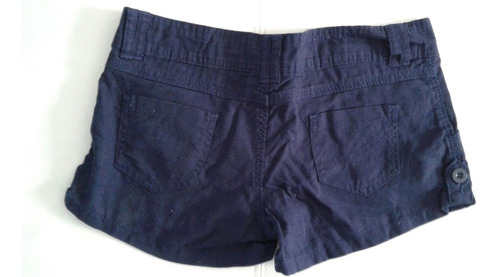 Short Azul Corto Talle S Nuevo